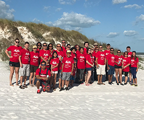 Group picture Showing Group picture with melitta tshirt