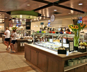 cafeteria Showing cafeteria