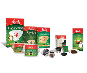 Showing Melitta coffee products