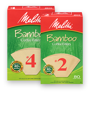 Showing coffee filter bamboo