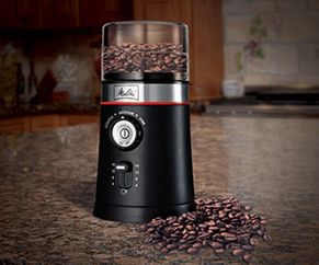 Showing coffee grinder