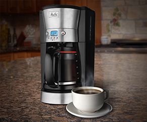 Showing Melitta coffee machine Showing Melitta coffee machine