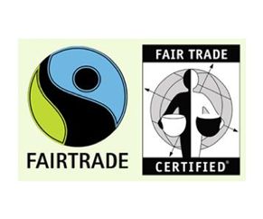 showing labels fairtrade