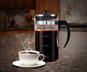 Melitta French Press Premium Cafetera de Prensa Francesa 8 Tazas